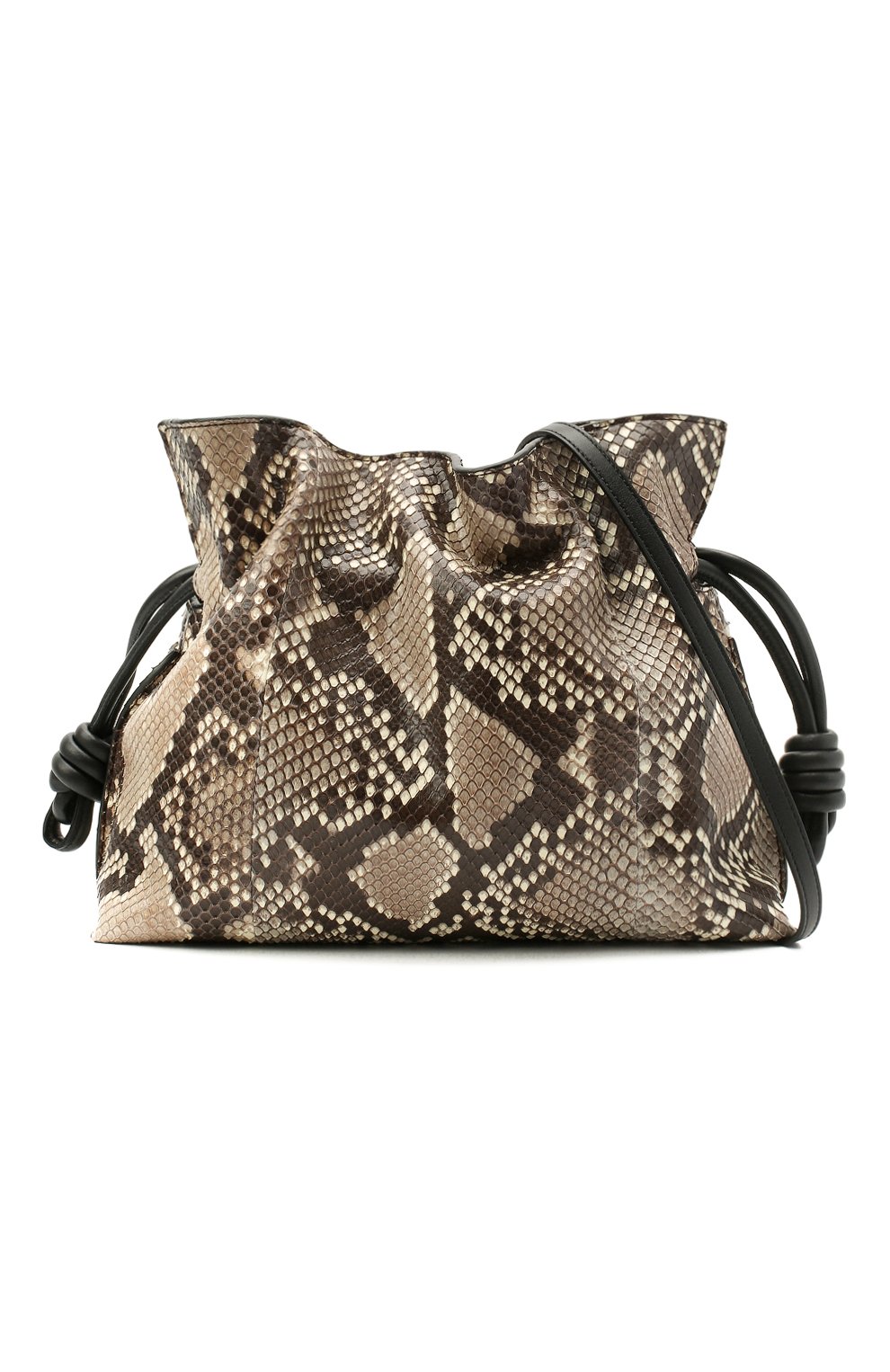 Клатч flamenco из кожи питона LOEWE, арт. A411FC1X19/PRET, фото 4