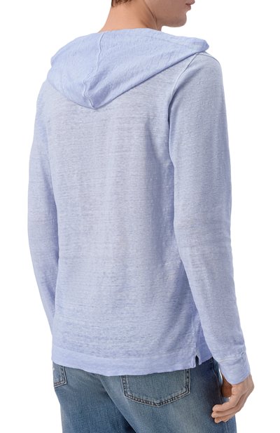 Льняной лонгслив-хенли 120% LINO, арт. 33ALIM7553/E908/S01, фото 4