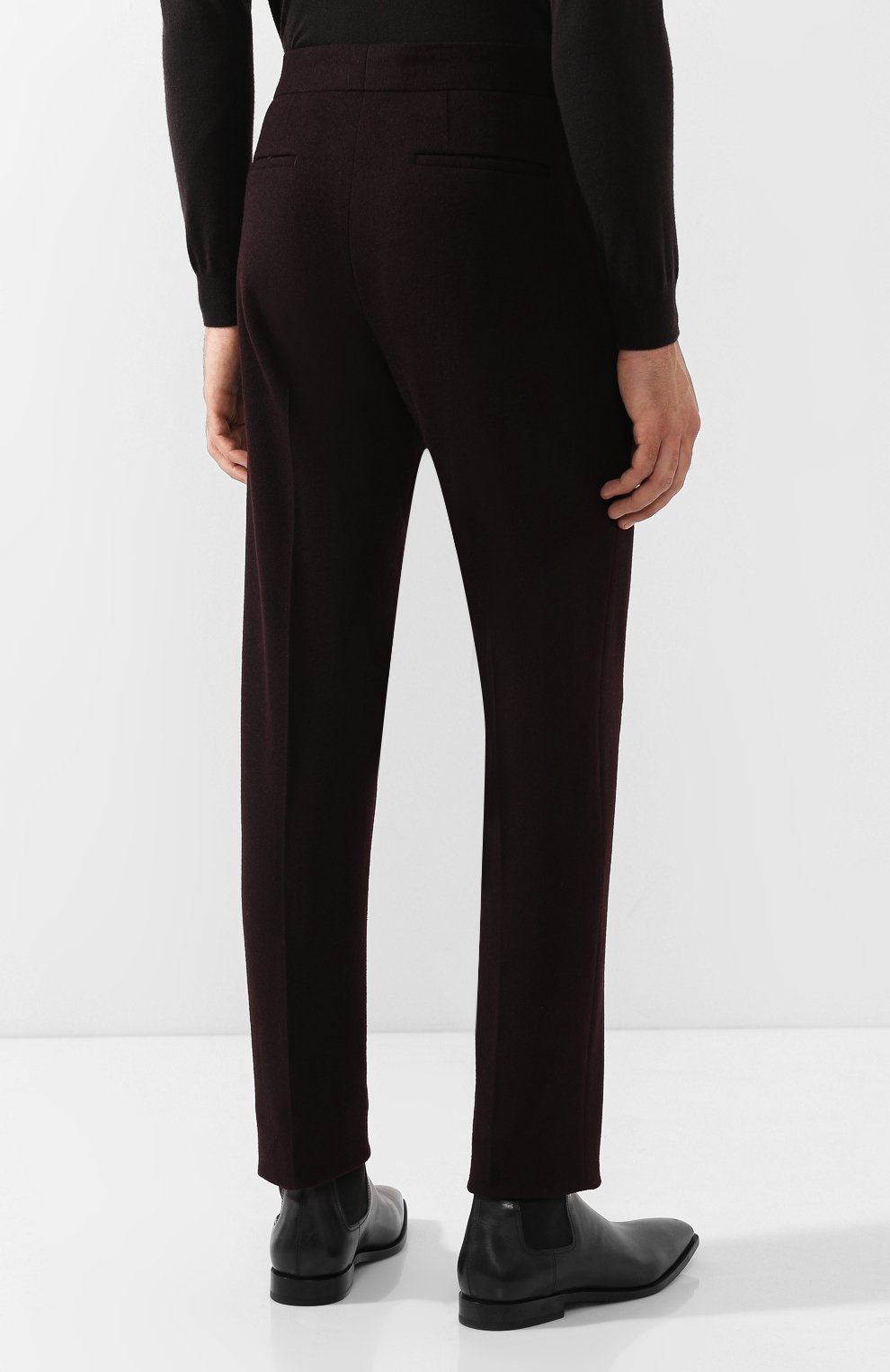 Брюки из смеси хлопка и шерсти BERLUTI, арт. R14TTU22-WAJB, фото 4