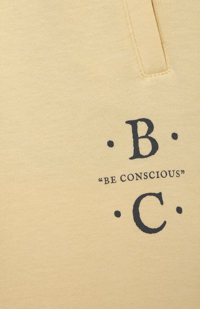 Хлопковые джоггеры BRUNELLO CUCINELLI желтого цвета по цене 31950 руб., арт. BD874E314C, фото 3 Хлопковые джоггеры BRUNELLO CUCINELLI, арт. BD874E314C, фото 3