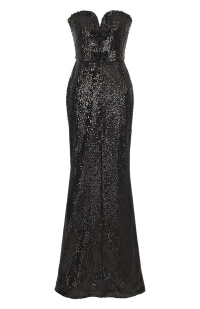 Женское платье с отделкой пайетками ELIE SAAB, арт. D0797NP25/PA008