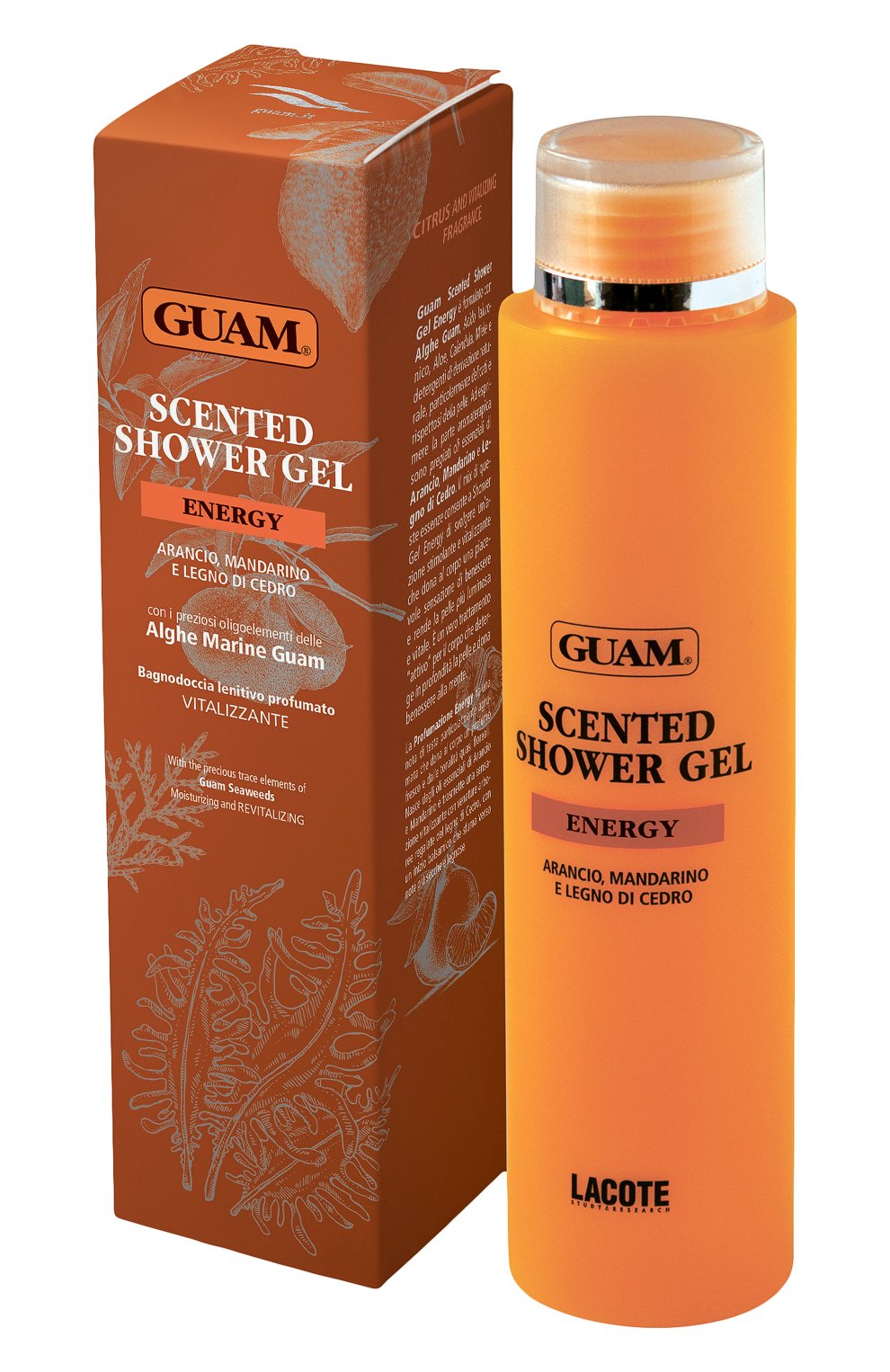 Гель для душа ароматический «энергия и тонус» (200ml) GUAM, арт. 8025021820477, фото 2