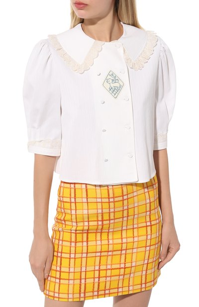 Хлопковая рубашка GUCCI, арт. 633304 ZAFVQ, фото 3
