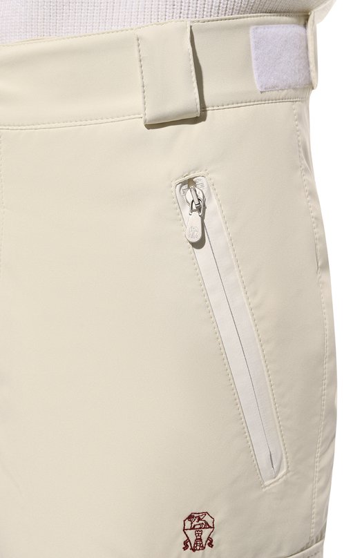 Брюки-карго Brunello Cucinelli MY427KP05 Кремовый  MY427KP05 Фото 5