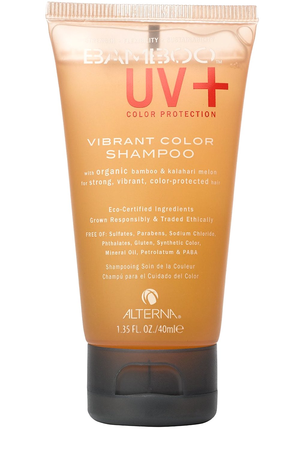 Шампунь для ухода за цветом bamboo uv+ vibrant color shampoo (40ml) ALTERNA бесцветного цвета по цене 1160 руб., арт. 873509015888, фото 1 Шампунь для ухода за цветом bamboo uv+ vibrant color shampoo (40ml) ALTERNA, арт. 873509015888, фото 1