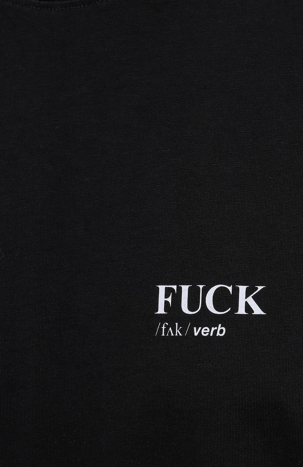 Хлопковая футболка VETEMENTS черного цвета по цене 32850 руб., арт. UA52TR160B 1602/W, фото 5 Хлопковая футболка VETEMENTS, арт. UA52TR160B 1602/W, фото 5