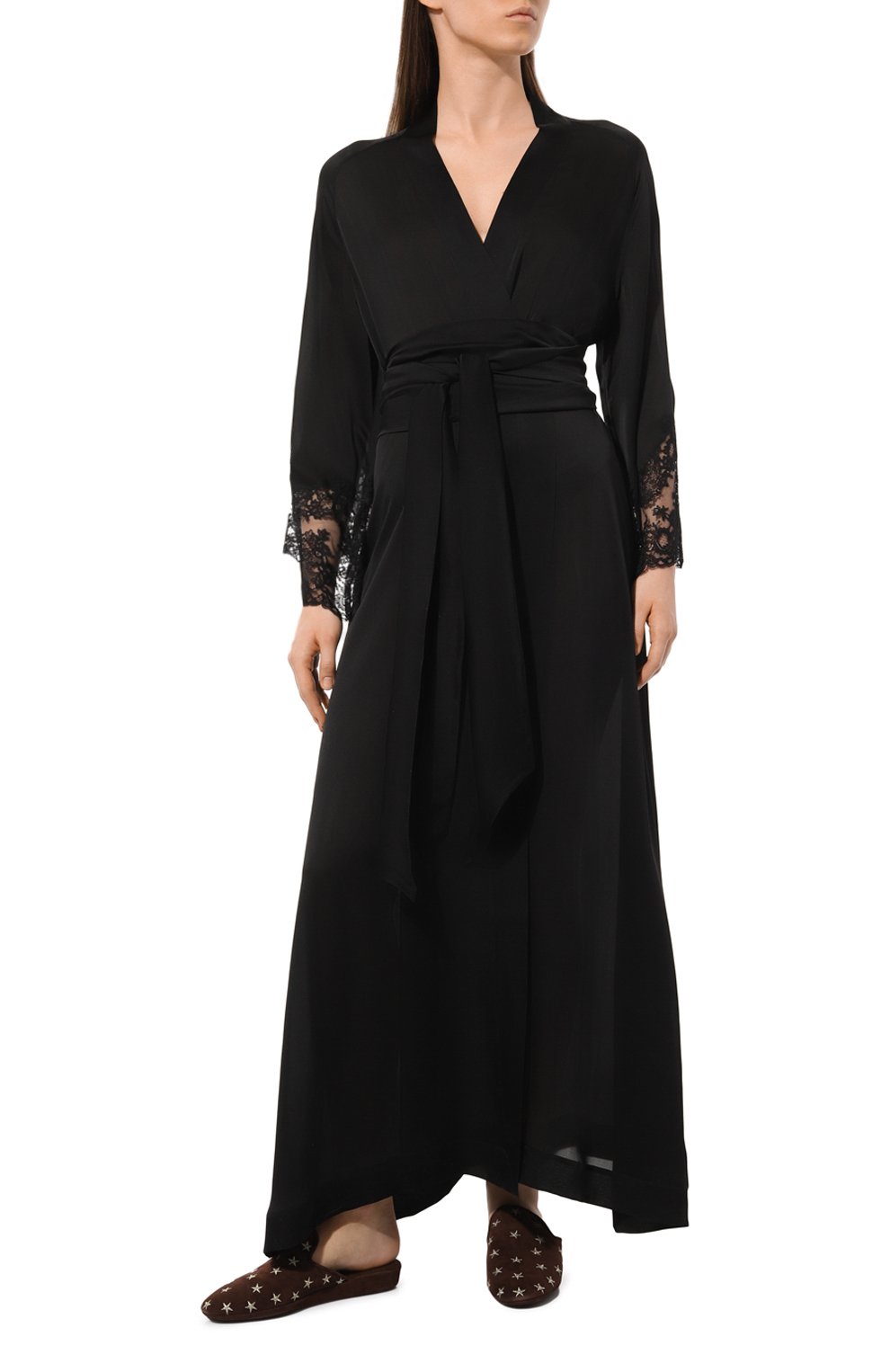 Шелковый халат CARINE GILSON, арт. AG0134VP, фото 2