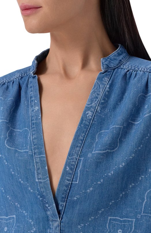 Джинсовая блузка Pinko 104975/A2I8 Голубой  104975/A2I8 Фото 5