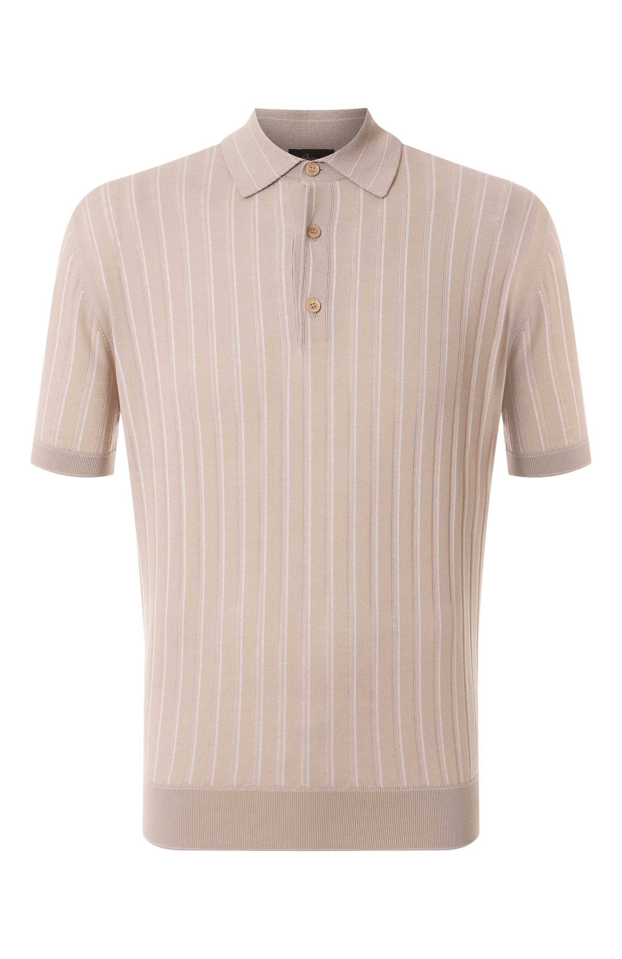 Поло из хлопка и шелка BRIONI, арт. UMR200/PCK12, фото 1