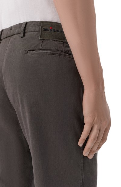 Брюки из лиоцелла и хлопка KITON, арт. UFPP79K0106L, фото 5
