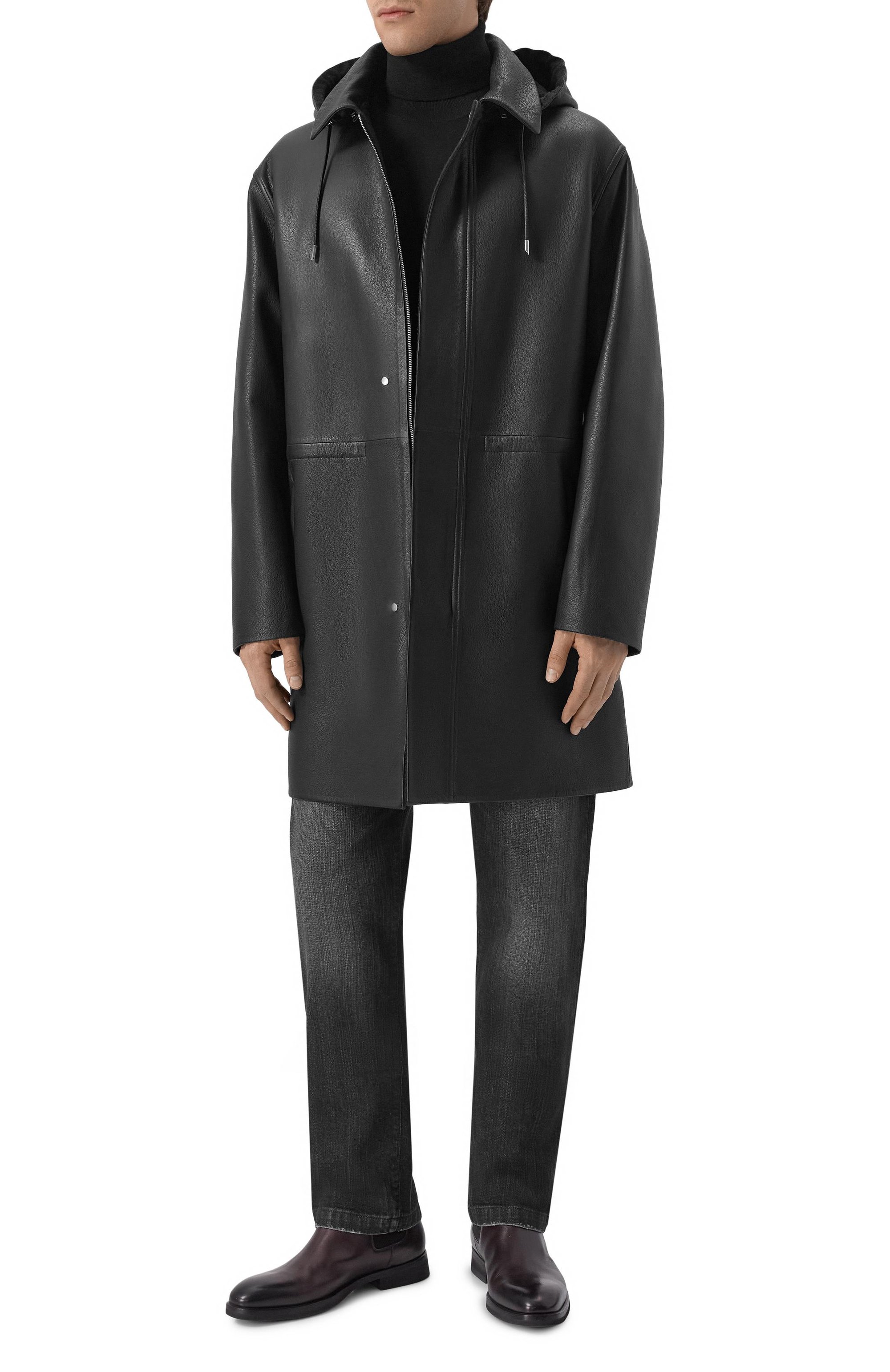 Кожаная парка MVST, арт. M25.1PM.C003*/BIG SIZE/CERV0 SILKY, фото 2