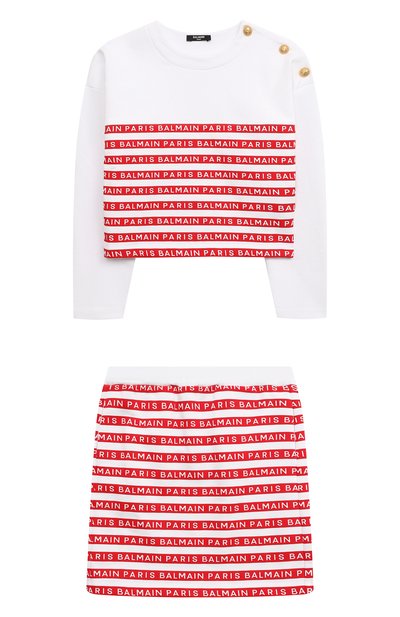 Хлопковый костюм BALMAIN, арт. BU3B20