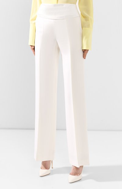 Шерстяные брюки VICTORIA BECKHAM, арт. 1120WTR000670C, фото 3