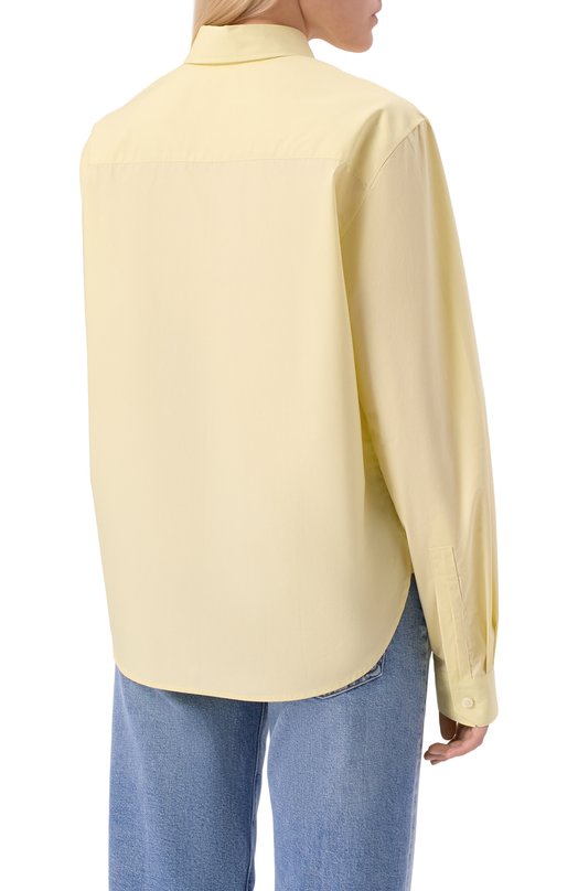 Хлопковая рубашка Noble&Brulee NB002NB/140725/48 Жёлтый  NB002NB/140725/48 Фото 4