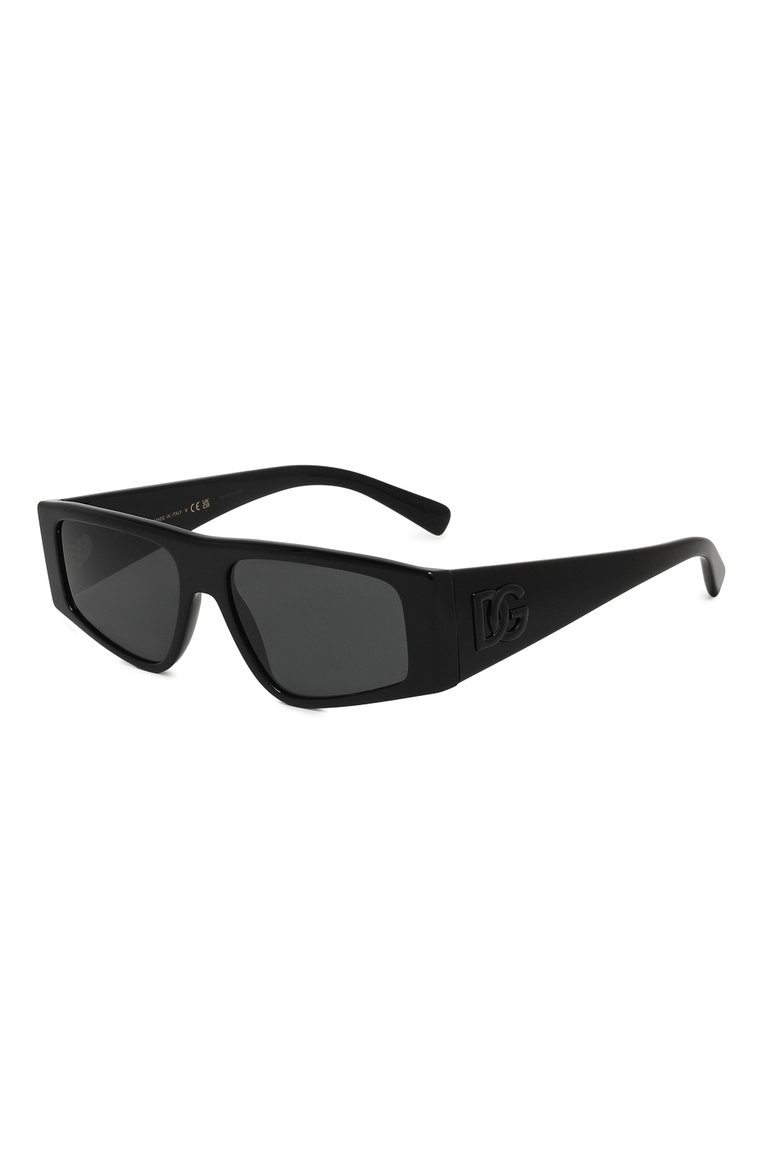 Женские солнцезащитные очки DOLCE & GABBANA черного цвета, арт. 4453-501/87 | Ф�ото 1 (Региональные ограничения белый список (Axapta Mercury): Не проставлено; Нос: Не проставлено; Тип очков: С/з; Материал: Пластик; Оптика Гендер: оптика-женское; Очки форма: Прямоугольные)