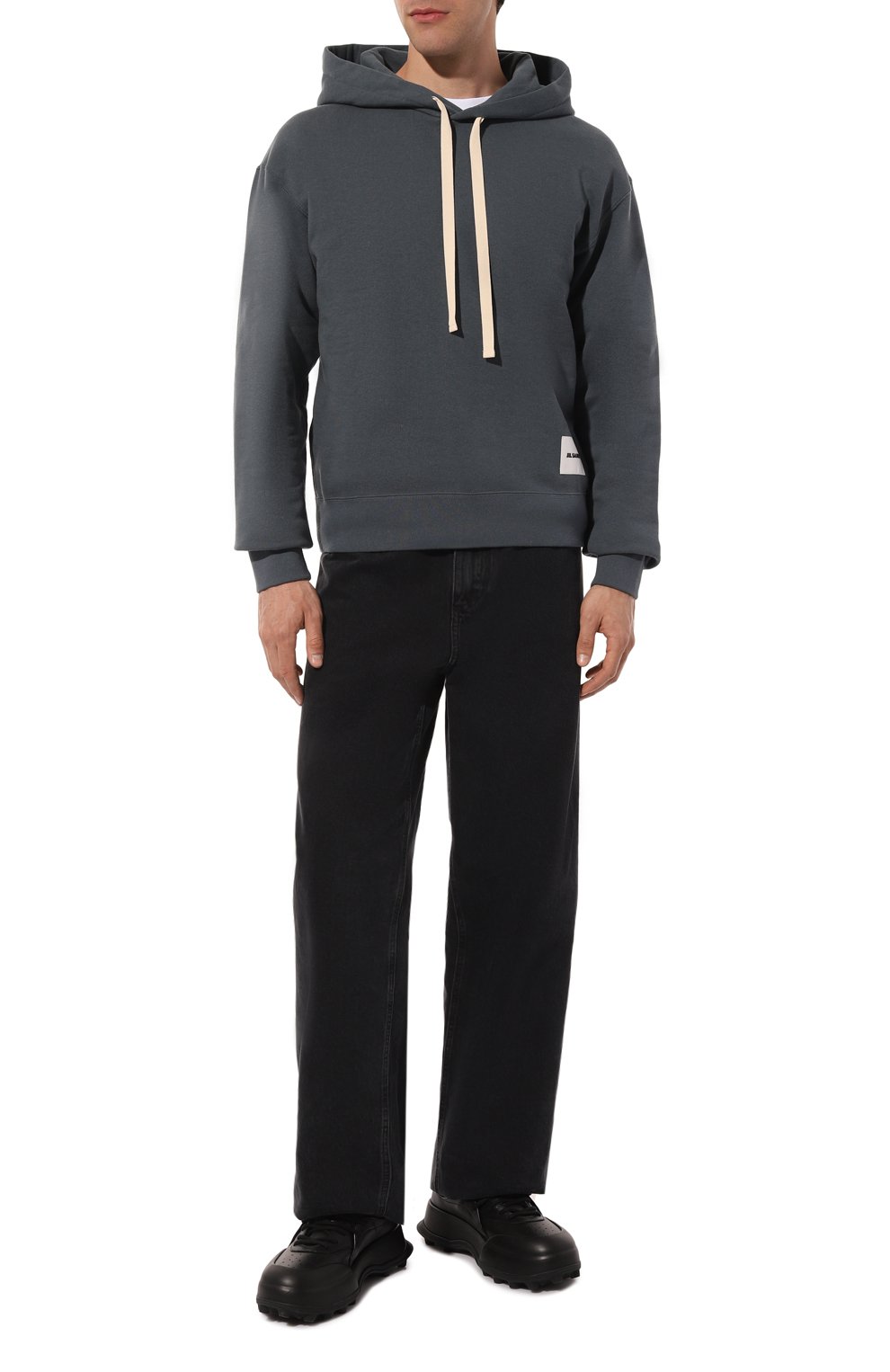Хлопковое худи JIL SANDER, арт. J47GU0105/J20039, фото 2
