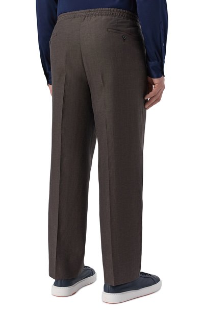 Брюки из шерсти и льна CORNELIANI, арт. 274L27/2714164, фото 4