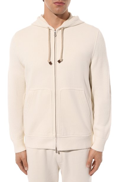 Хлопковая толстовка BRUNELLO CUCINELLI, арт. MTU23B2225, фото 3