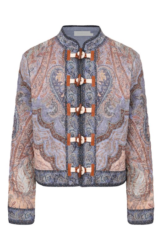 Хлопковый жакет Zimmermann 6084JRS262 Разноцветный 6084JRS262
