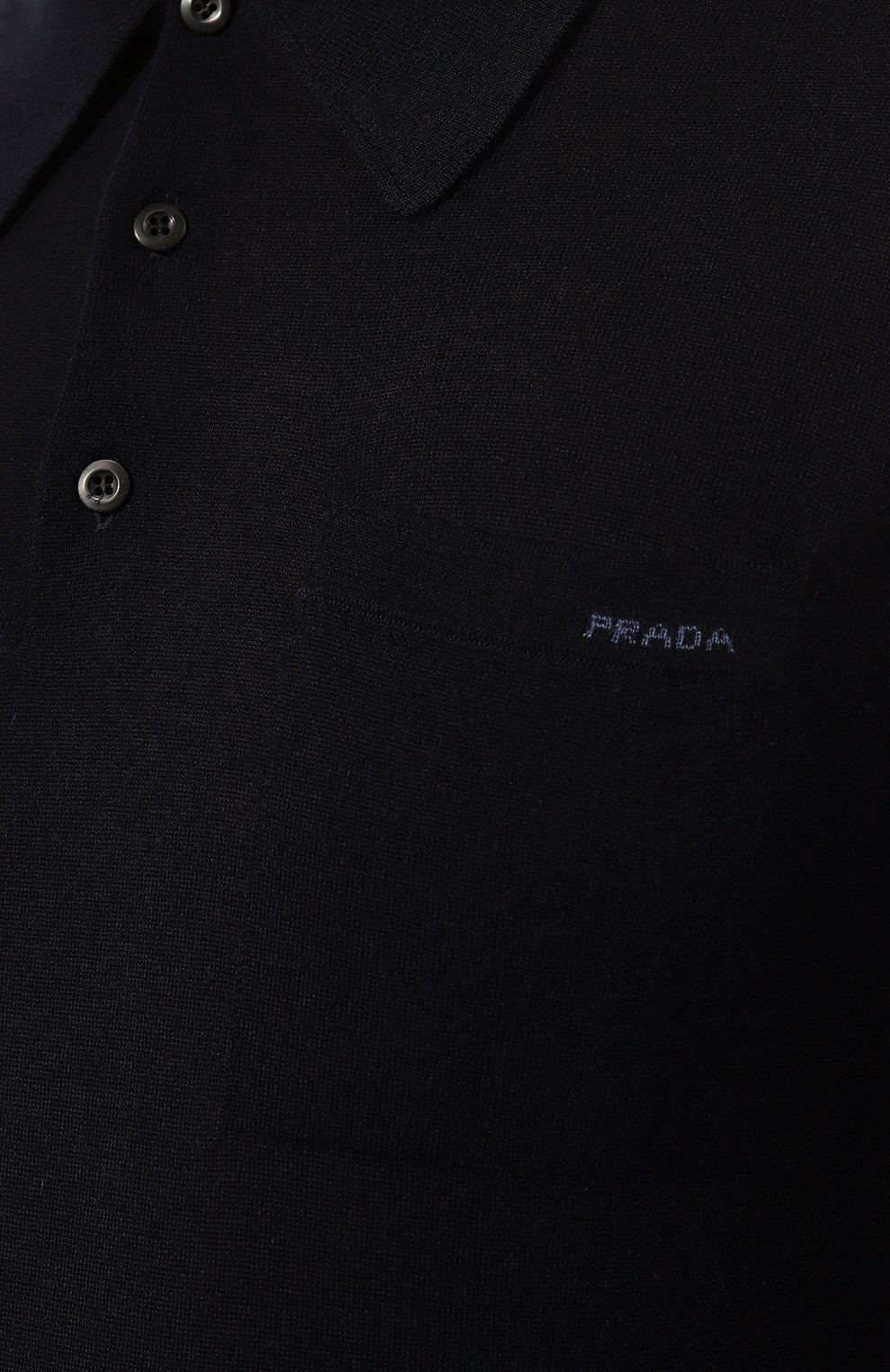 Кашемировое поло PRADA, арт. UMB191-1YFS-F0008-211, фото 5