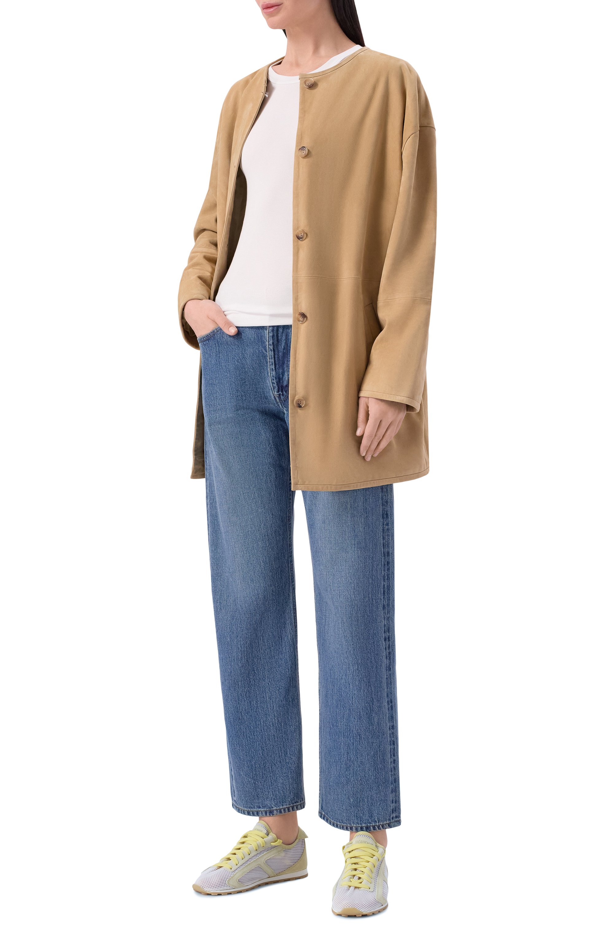 Комбинированные кроссовки les tennis JACQUEMUS, арт. 26EF0W00175/AE00082, фото 3