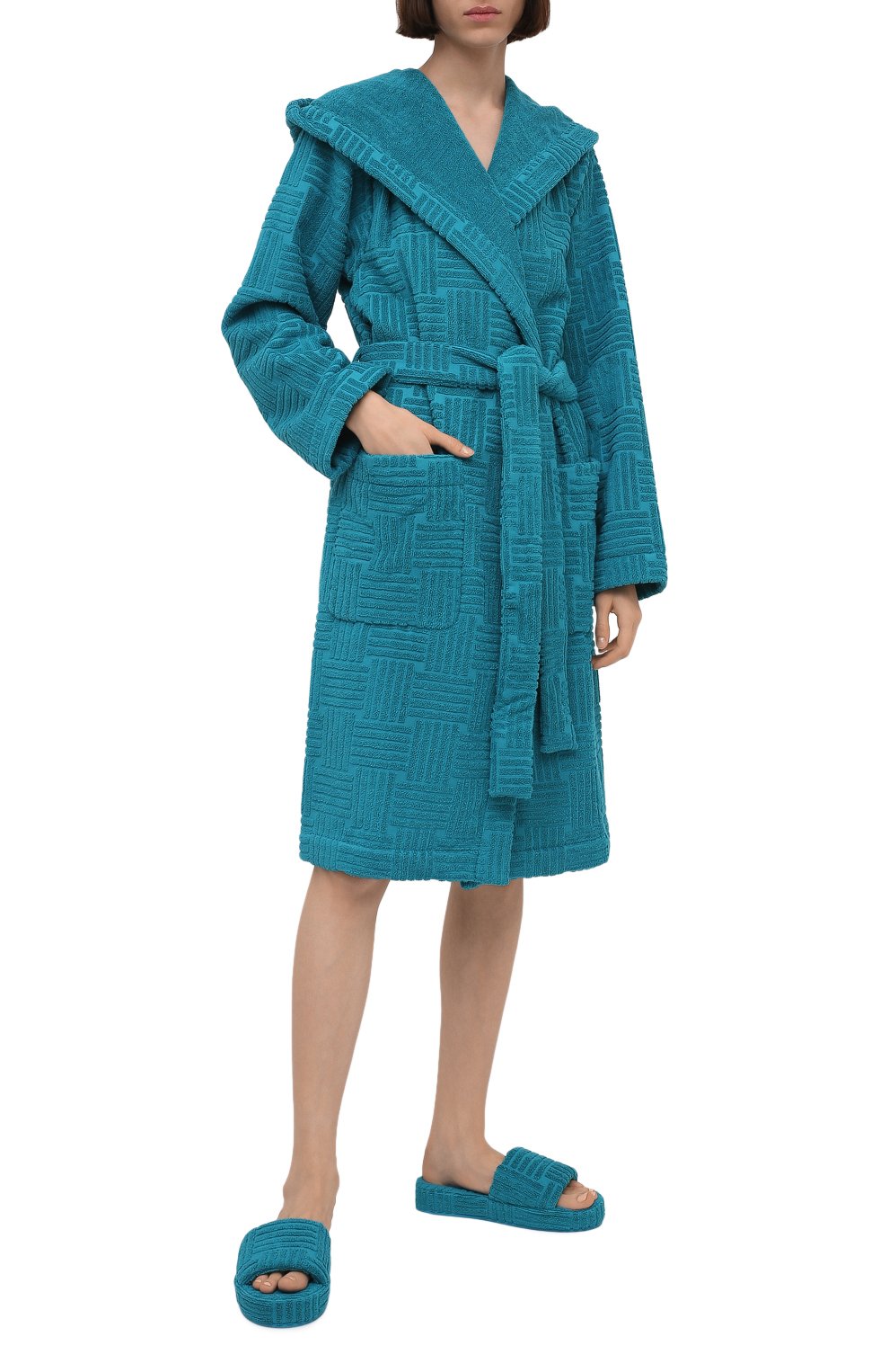 Хлопковый халат BOTTEGA VENETA, арт. 656096/3V106, фото 2