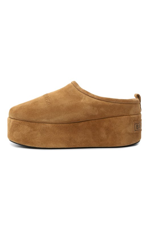 Замшевые сабо Alaska Balenciaga 825258/WBFC1 Коричневый  825258/WBFC1 Фото 4