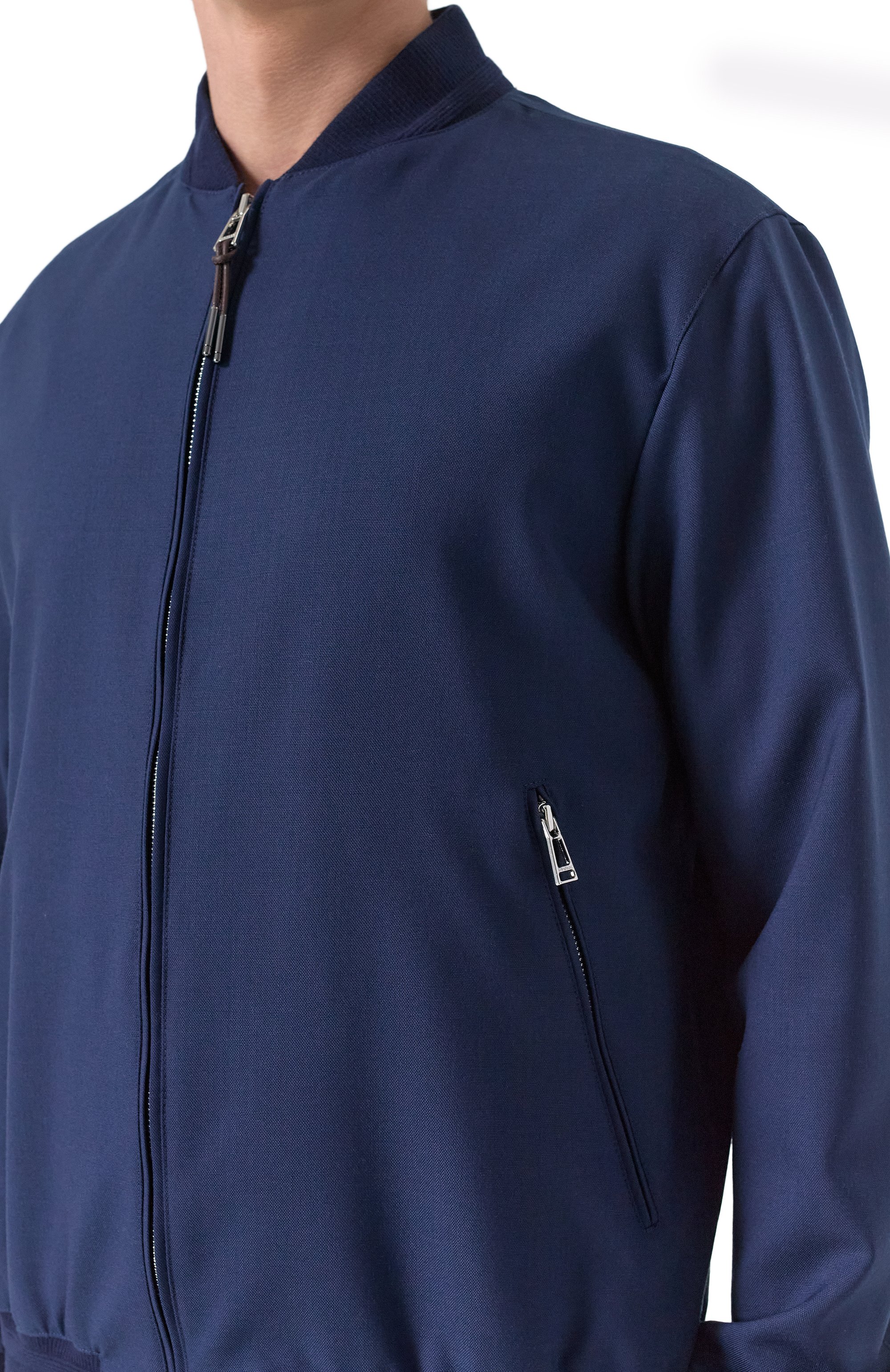 Шерстяной бомбер WINDSOR темно-синего цвета по цене 86200 руб., арт. 13 CARPIN0 10016311/30045111, фото 5 Шерстяной бомбер WINDSOR, арт. 13 CARPIN0 10016311/30045111, фото 5