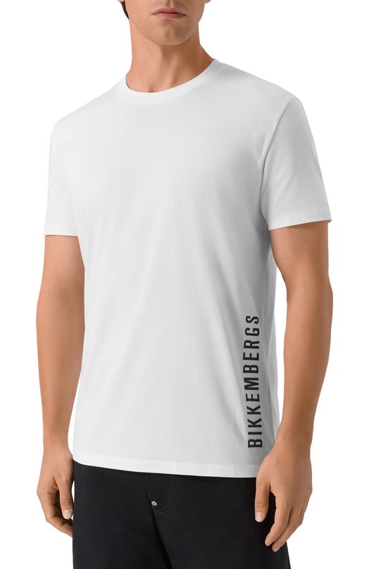 Хлопковая футболка Dirk Bikkembergs BMT1253 Белый  BMT1253 Фото 3