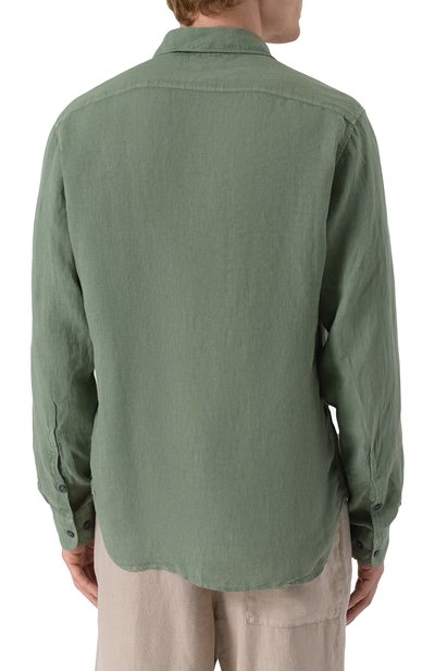 Льняная рубашка C.P. COMPANY, арт. 18CMSH250A005415G, фото 4