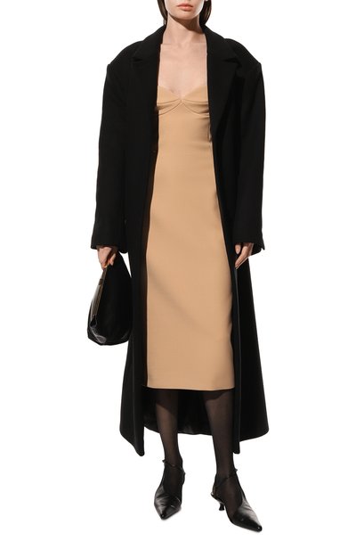 Шерстяное платье CHAPURIN бежевого цвета по цене 105000 руб., арт. D2/19015/27618-м/W22-23, фото 2 Шерстяное платье CHAPURIN, арт. D2/19015/27618-м/W22-23, фото 2