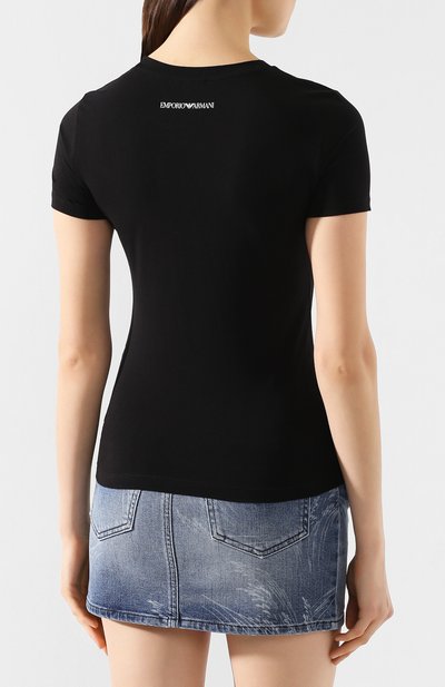 Хлопковая футболка EMPORIO ARMANI, арт. 3H2T8A/2J07Z, фото 4
