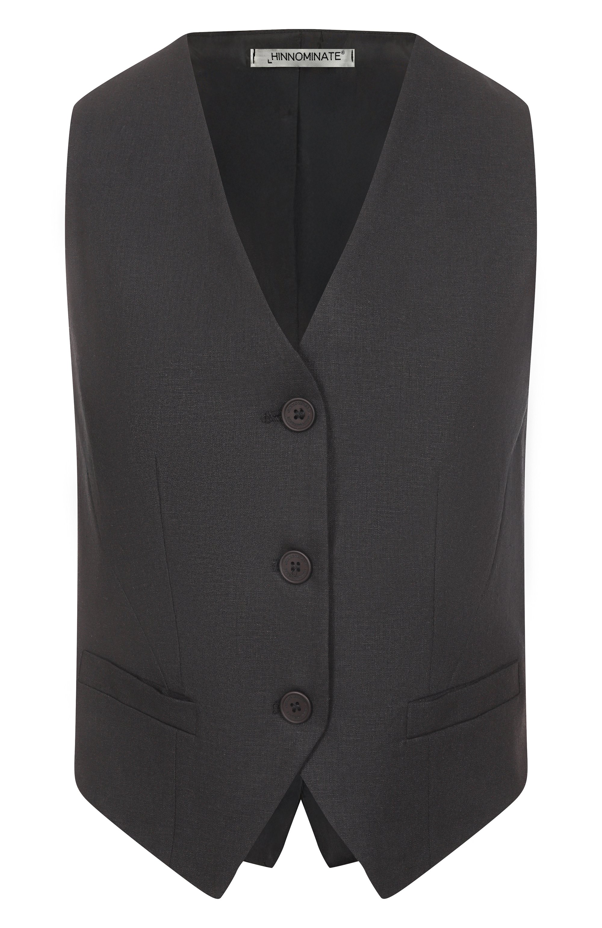 Жилет изо льна и вискозы HINNOMINATE, арт. HMABW01842, фото 1