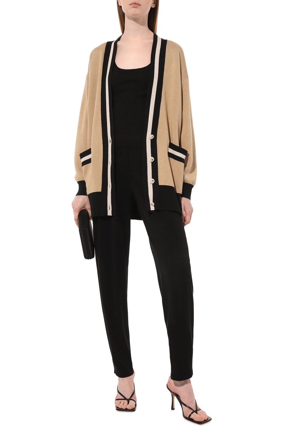 Брюки из шелка и вискозы FREEAGE, арт. S23.PT066.6070.900, фото 2