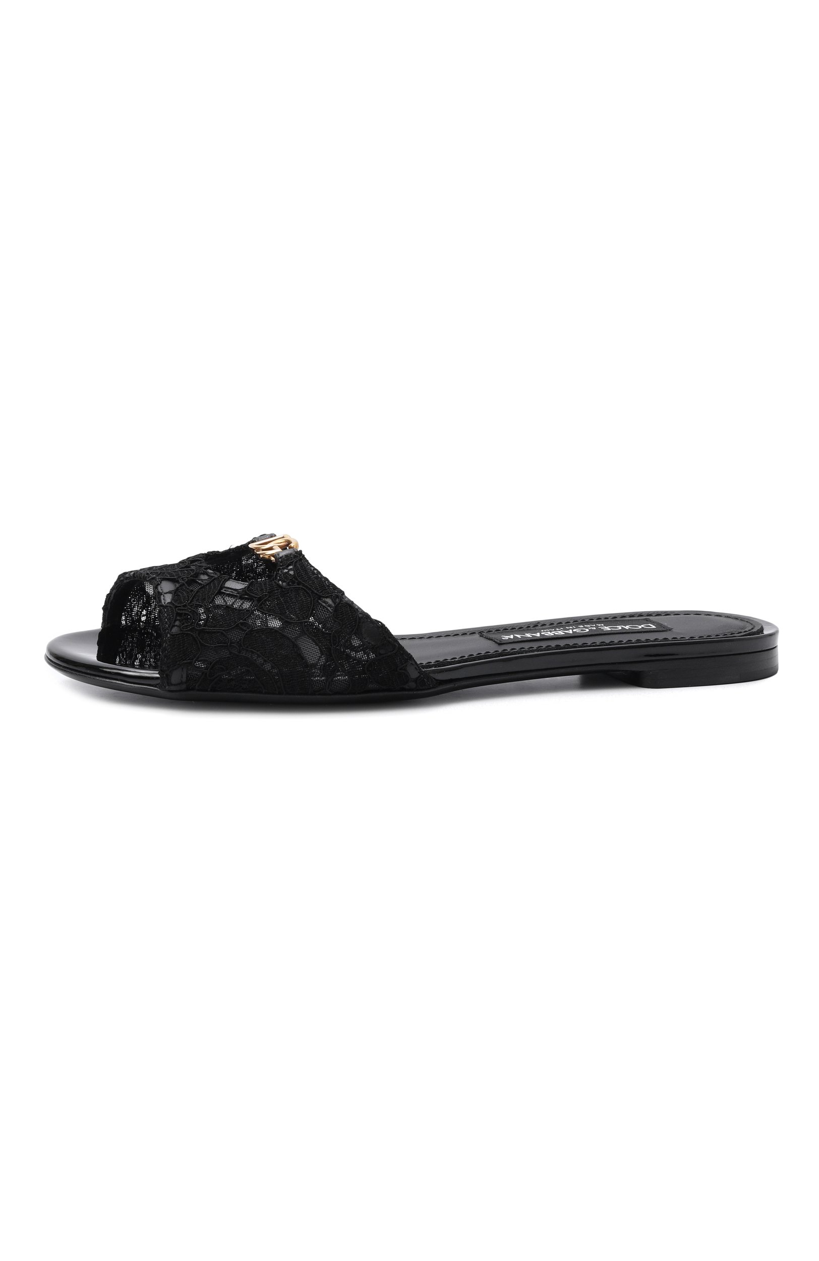 Комбинированные шлепанцы bianca DOLCE & GABBANA, арт. CQ0684/A0610, фото 4