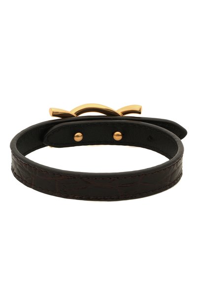 Кожаный браслет SAINT LAURENT, арт. 640736/1ZQ0J, фото 3