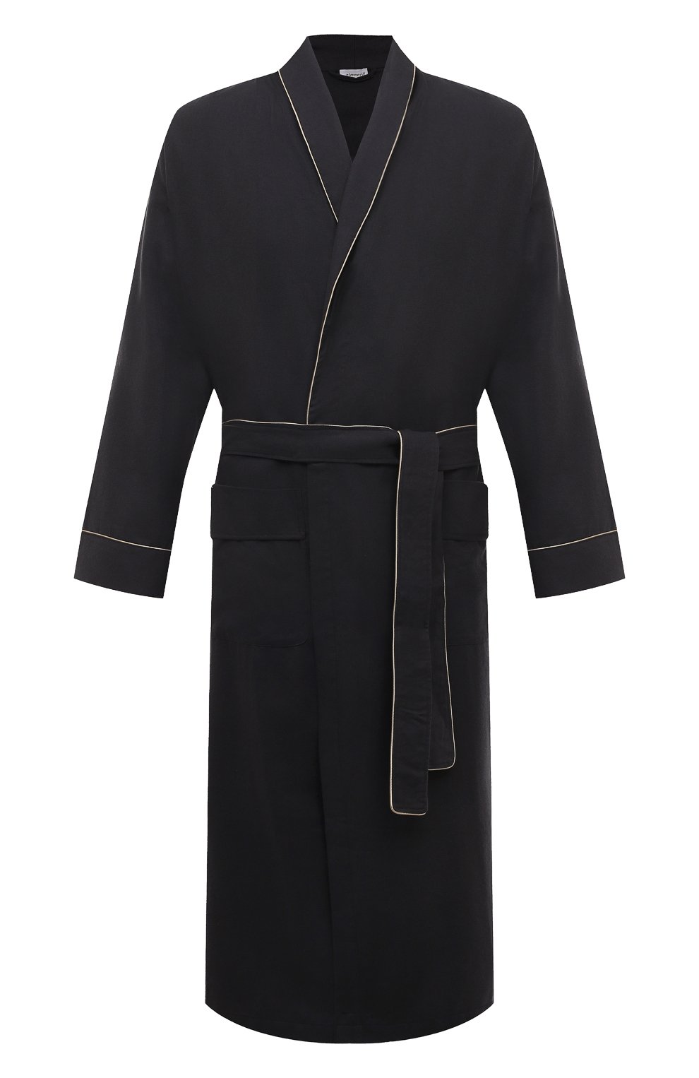 Халат из хлопка и шерсти ZIMMERLI, арт. 4600-75143, фото 1