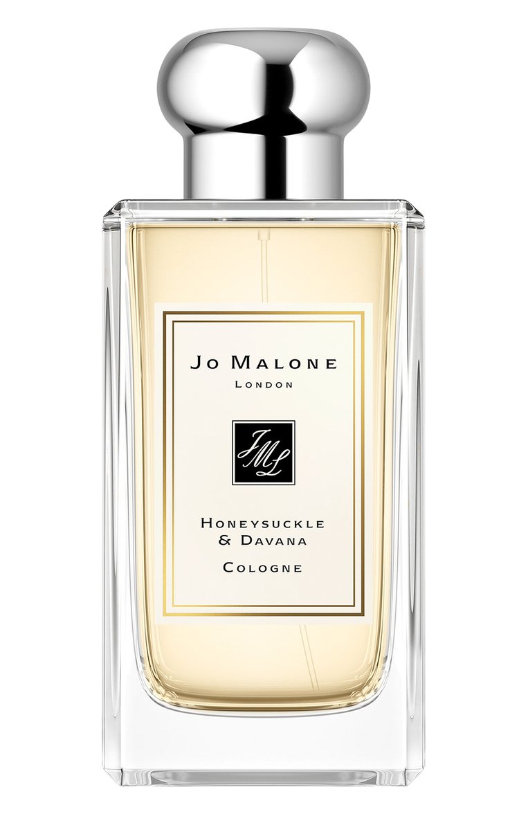 Одеколон honeysuckle & davana (100ml) JO MALONE LONDON бесцветного цвета, арт. L7JL-01 | Фото 1 (Статус проверки: Проверена категория; Тип продукта - парфюмерия: Одеколон; Региональные ограничения белый список (Axapta Mercury): Не проставлено; Нос: Не проставлено; Ограничения доставки: flammable)