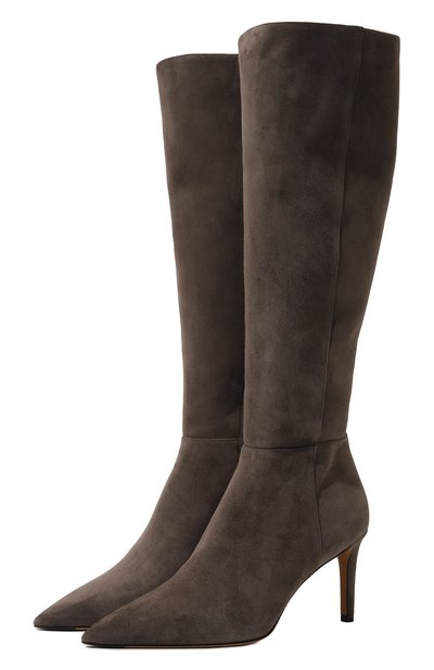 Женские замшевые сапоги KITON, арт. D58833K0525F11