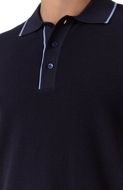 Поло из хлопка и кашемира PAUL&SHARK, арт. 25411625/3XL, фото 5