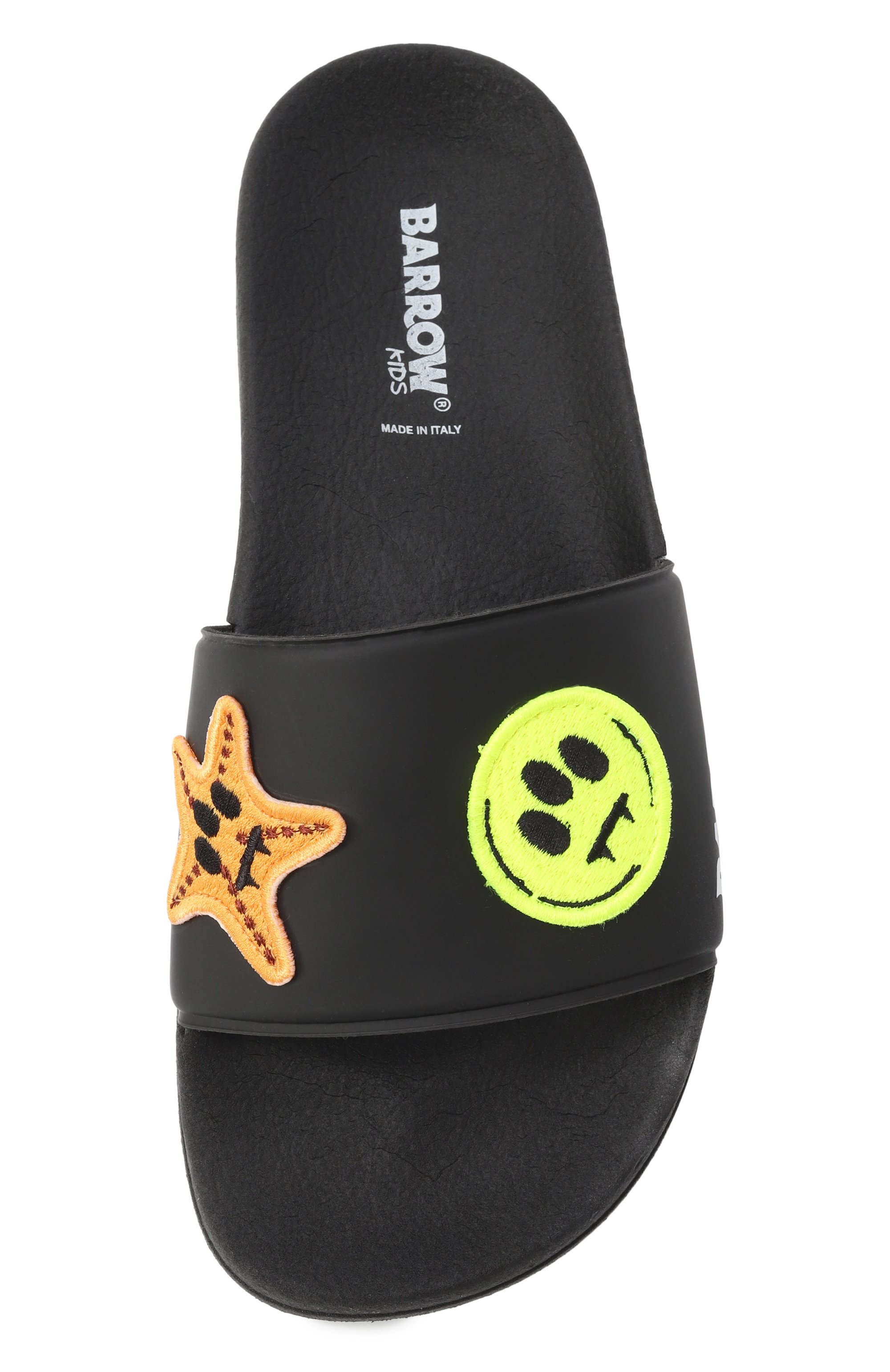 Шлепанцы BARROW черного цвета по цене 13400 руб., арт. 80368/36-41, фото 4 Шлепанцы BARROW, арт. 80368/36-41, фото 4