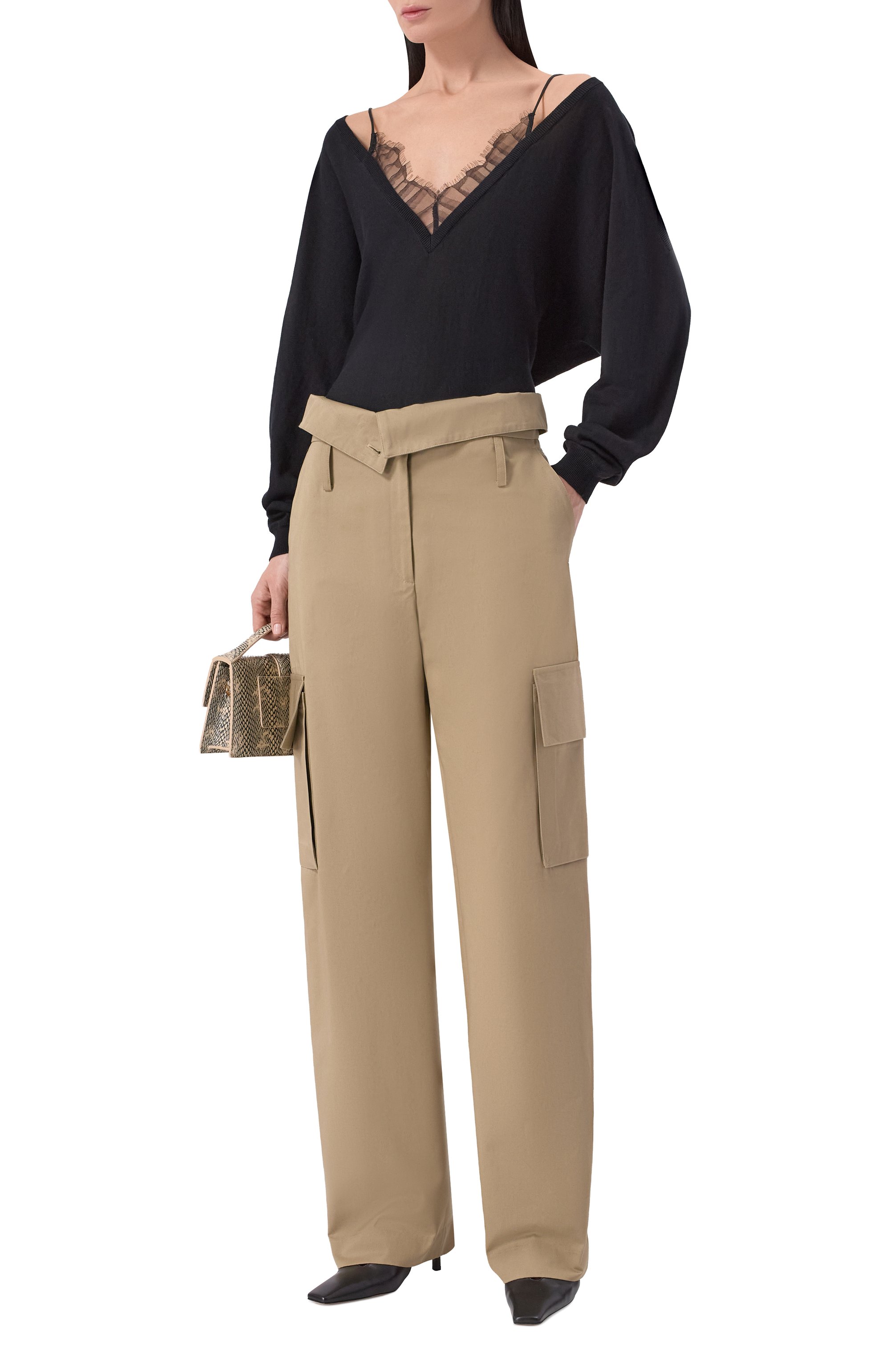 Хлопковые брюки-карго IRO, арт. WP23INDRA, фото 2