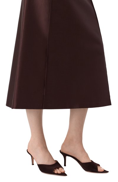 Замшевые мюли elle GIANVITO ROSSI, арт. G10063.70RIC.CAMM0KA, фото 3