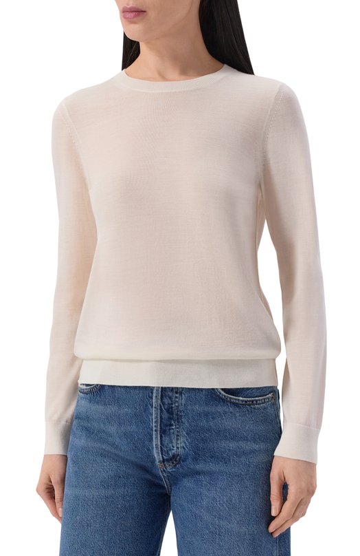 Шерстяной пуловер BOSS 50544987 Кремовый  50544987 Фото 3