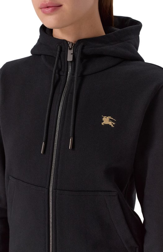 Хлопковая толстовка Burberry 8111669 Чёрный  8111669 Фото 5