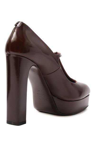 Кожаные туфли marene mary jane 120 JIMMY CHOO, арт. MARMARYJANE120KFN, фото 5