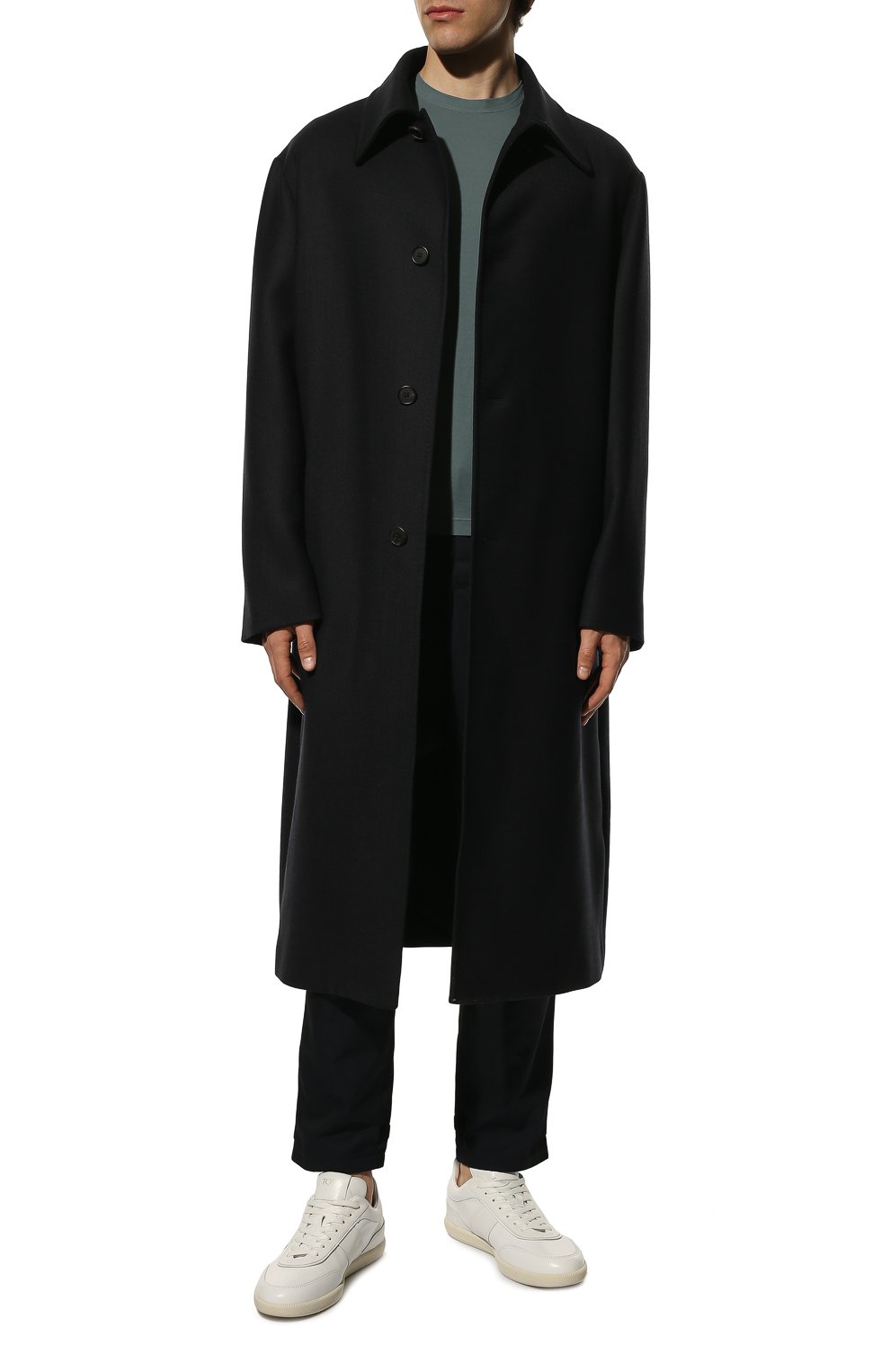 Хлопковая футболка KIRED серо-голубого цвета по цене 16650 руб., арт. WBACI0MW7521022002, фото 2 Хлопковая футболка KIRED, арт. WBACI0MW7521022002, фото 2