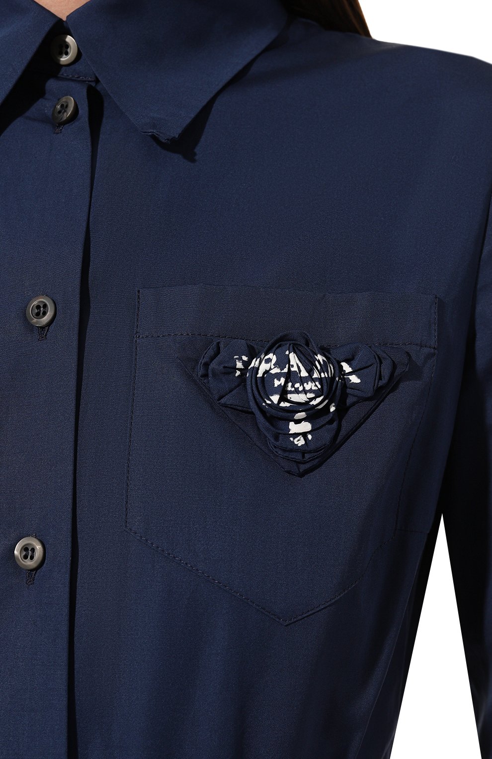 Хлопковое платье PRADA, арт. P3E24R-1Y1V-F057L-211, фото 5