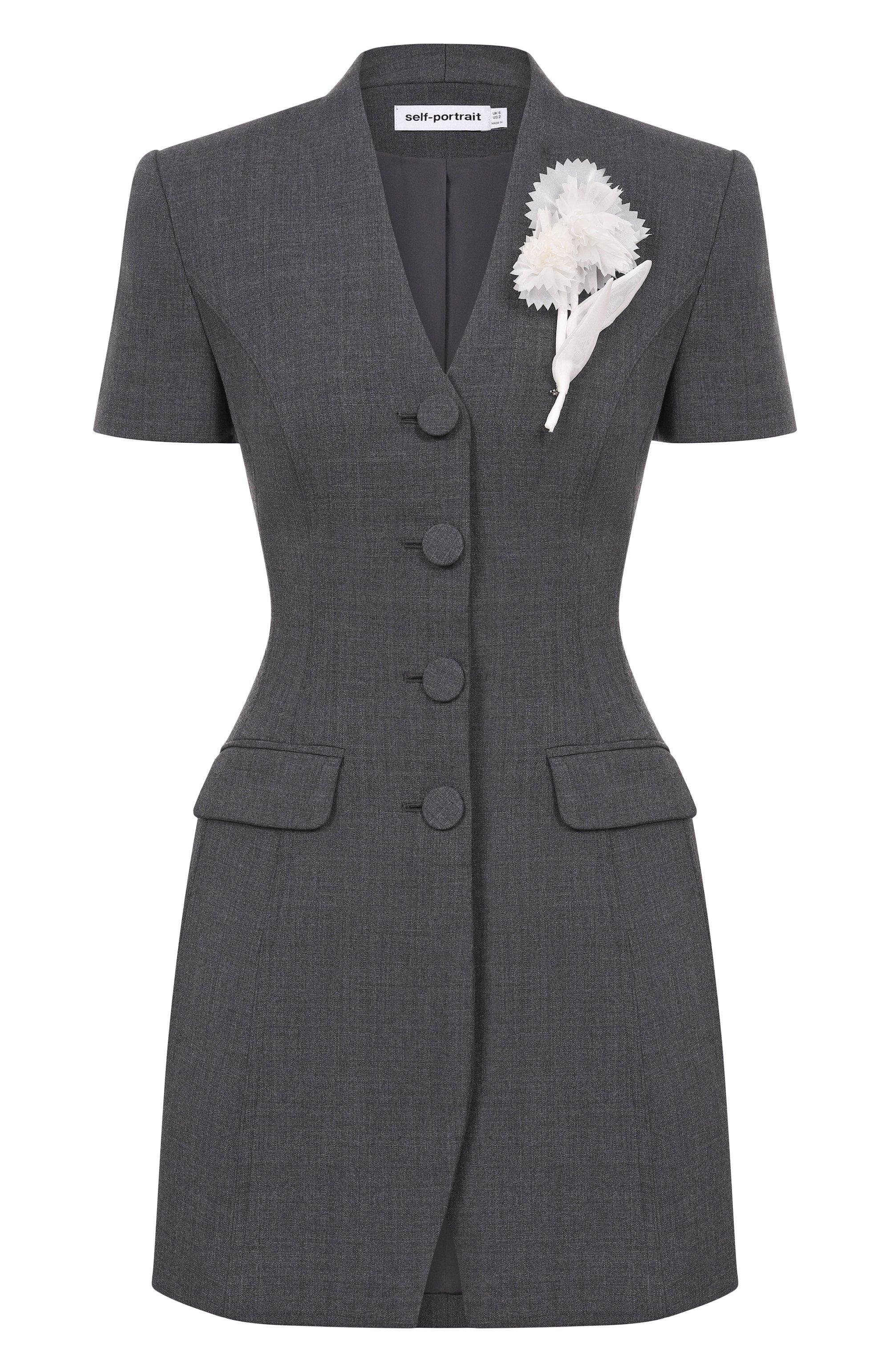 Платье SELF-PORTRAIT, арт. RS26160SGR, фото 1