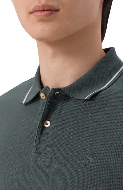 Хлопковое поло CORNELIANI, арт. 27G573/2725043, фото 5